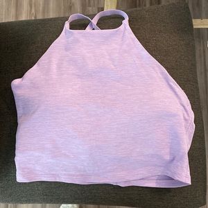 Northern outdoors purple racer back workout top